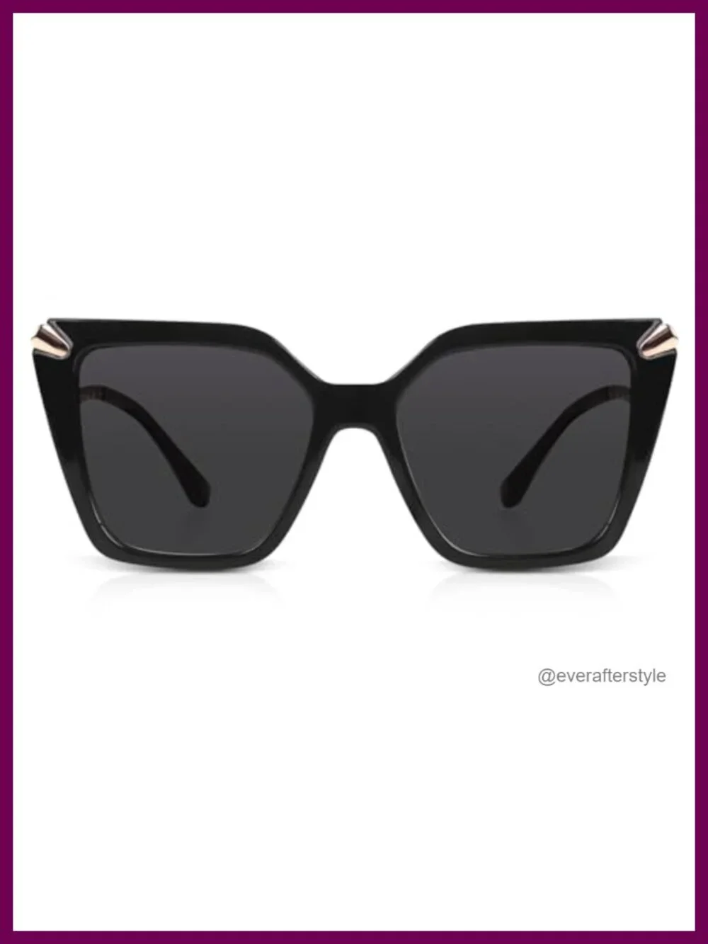 Oversized Square Polarized Sunglasses for Women UV400 Protection
